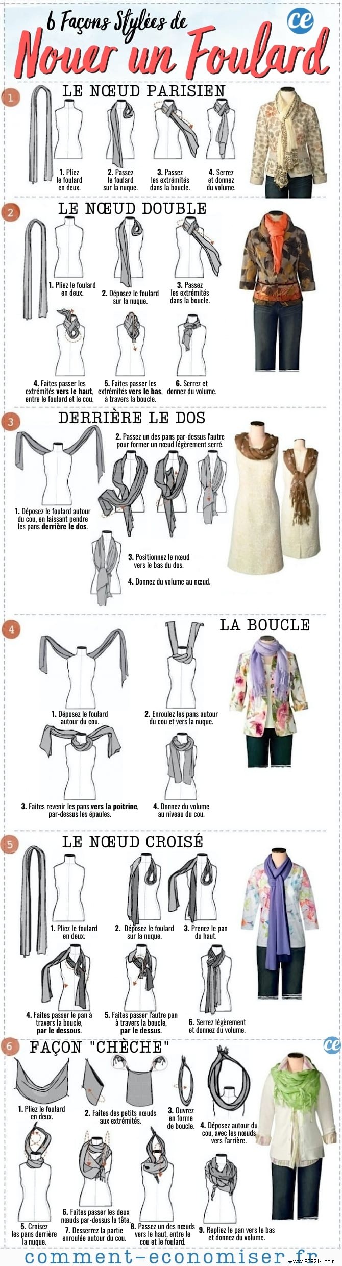 6 Super Stylish Ways to Tie Your Scarf. 