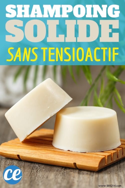 The Easy Recipe for Solid Shampoo WITHOUT Aggressive Surfactants. 