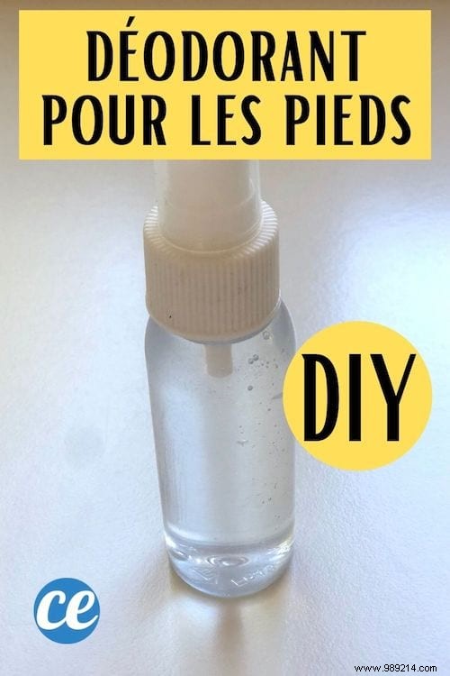 Anti-Odor Deodorant Spray For Stinky Feet. 