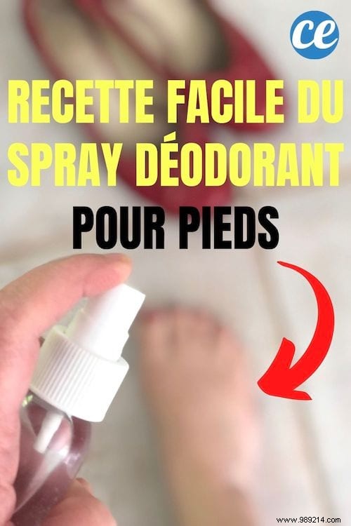 Anti-Odor Deodorant Spray For Stinky Feet. 