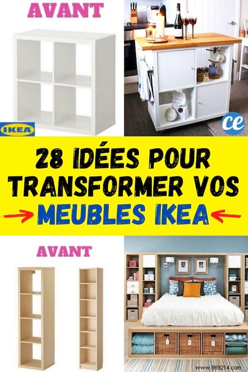 IKEA HACKS:28 Easy Tips To Customize And Revamp Your Furniture. 