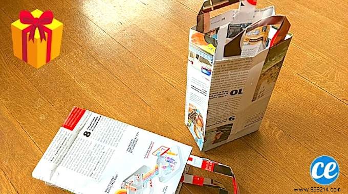 How to Make a Newspaper Gift Bag (Easy &Fast). 