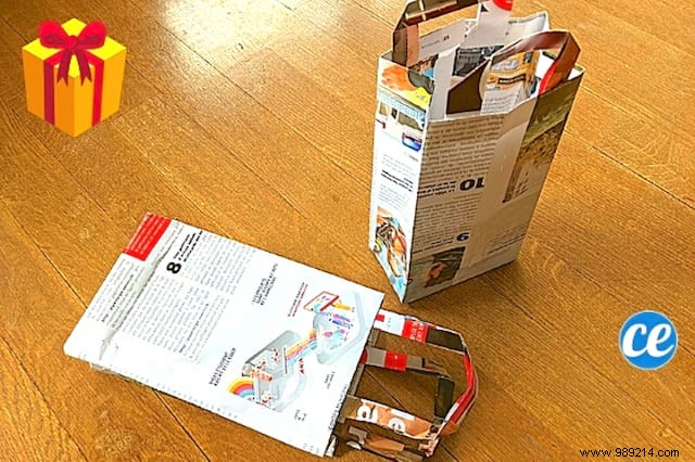 How to Make a Newspaper Gift Bag (Easy &Fast). 