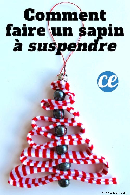 Christmas Decoration:How to Make an Adorable Little Tree to Hang in 5 Min. 