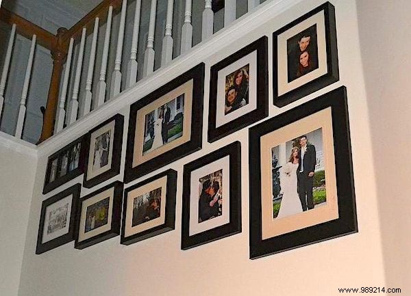 12 Great Ideas To Nicely Arrange Your Photo Frames On A Wall. 