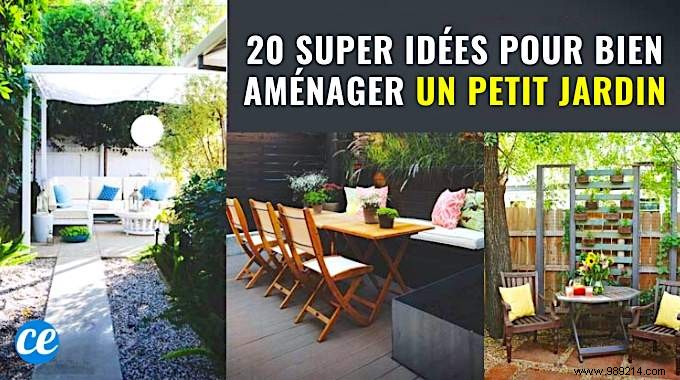 20 Great Ideas For Properly Arranging A Small Garden. 