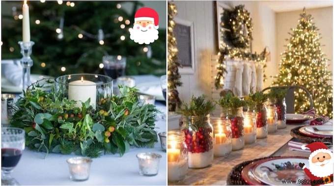 65 Decoration Ideas For A Superb Christmas Table (Easy &Cheap). 