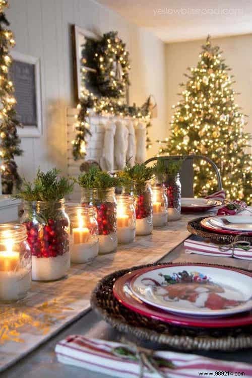 65 Decoration Ideas For A Superb Christmas Table (Easy &Cheap). 