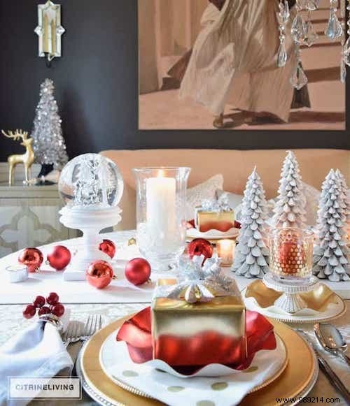 65 Decoration Ideas For A Superb Christmas Table (Easy &Cheap). 