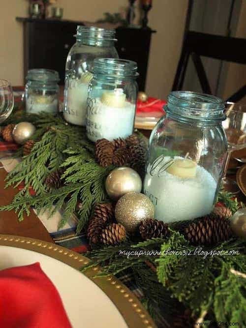 65 Decoration Ideas For A Superb Christmas Table (Easy &Cheap). 