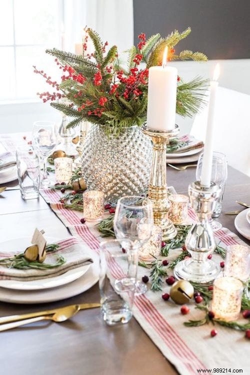 65 Decoration Ideas For A Superb Christmas Table (Easy &Cheap). 