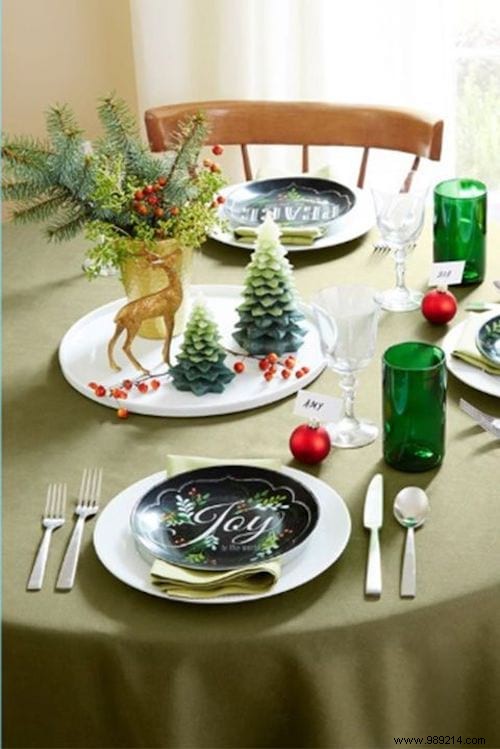 65 Decoration Ideas For A Superb Christmas Table (Easy &Cheap). 