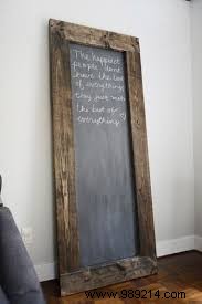 DIY Decoration Idea:A Bistro Blackboard In My Kitchen. 