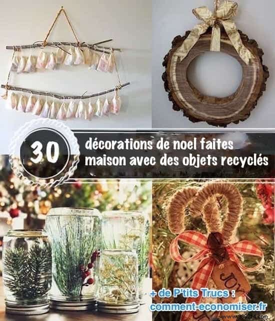 30 Clever Ways to Recycle Your Old Stuff into Christmas Decorations. 