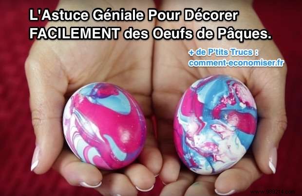 The Brilliant Trick To EASILY Decorate Easter Eggs. 