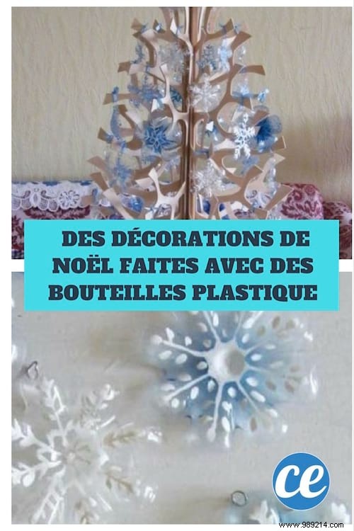 Recycle your Plastic Bottles to Create Christmas Decorations. 