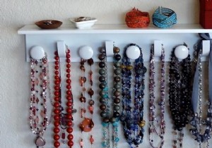 A Great Storage Idea For Your Necklaces. 