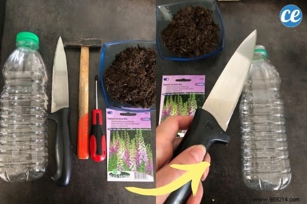 How To Do Automatic Watering For Seedlings With A Bottle. 