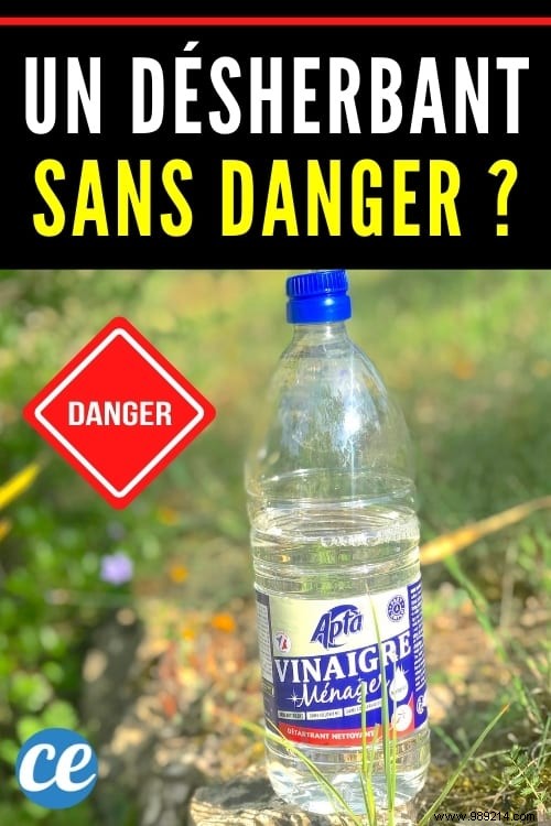 White Vinegar:A Truly SAFE Weedkiller? 