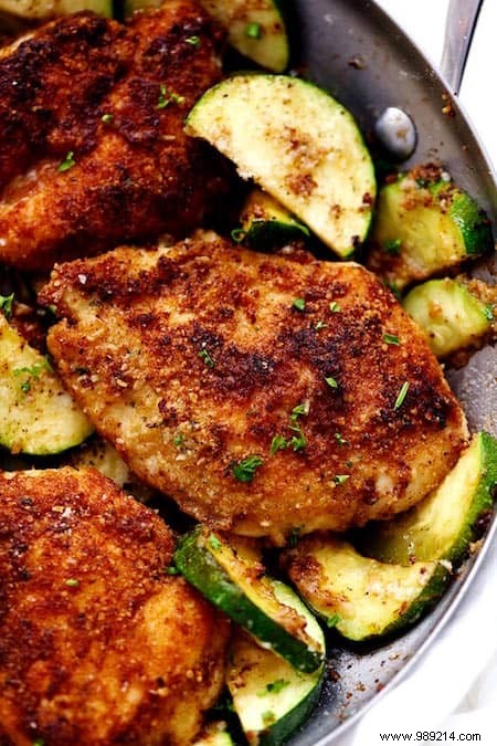 Easy and Cheap:The Delicious Recipe for Crispy Chicken Parmesan-Zucchini. 