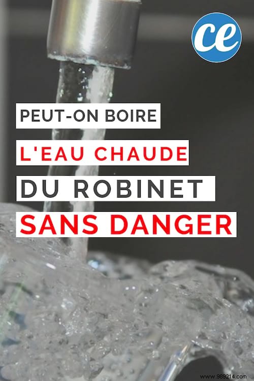 Is it dangerous to drink or cook with hot tap water? 