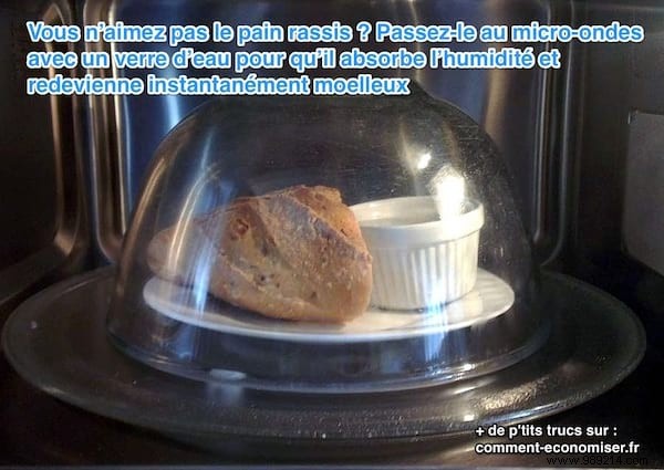 The Magic Trick To Soften Stale Bread in 30 sec. 