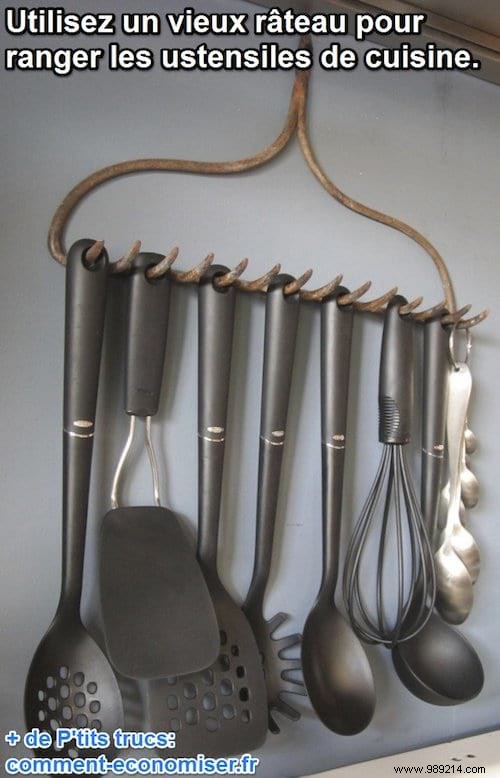 The Surprising Tip For Storing Kitchen Utensils. 