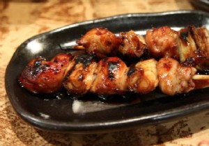 Smart aperitif:My Japanese-style Emmental skewers! 