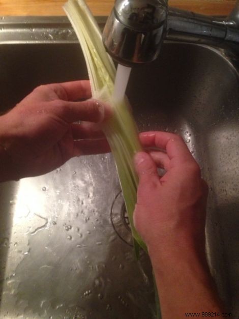 How to REALLY Wash a Leek Easily. 