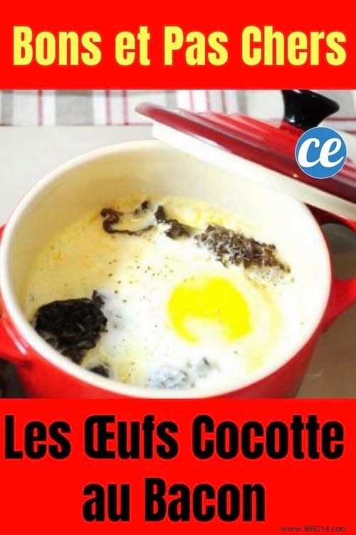 Good and Cheap:Cocotte Eggs with Bacon. 