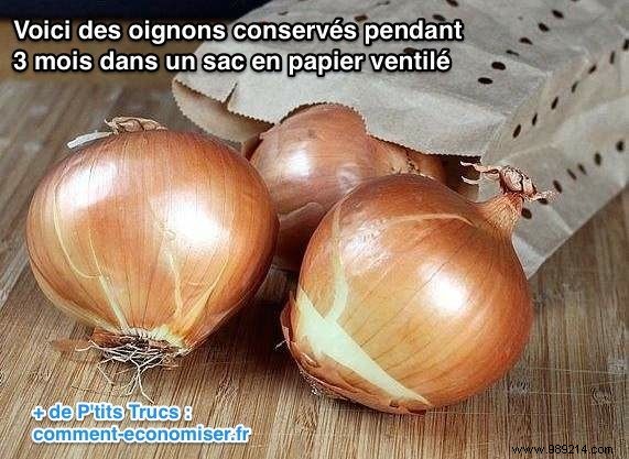 The Incredible Trick To Keep Onions Fresh For Months! 