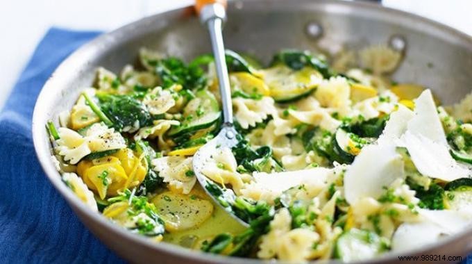 A Zucchini Pasta Recipe for Less than €0.40 per Person! 