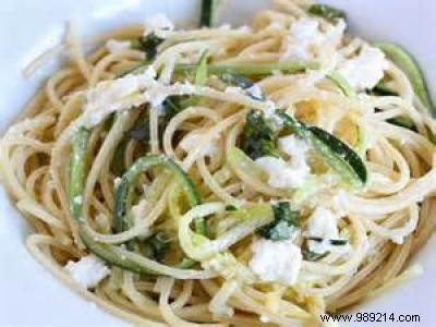 A Zucchini Pasta Recipe for Less than €0.40 per Person! 