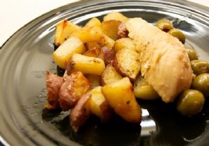 My Quick and Smart Recipe:Chicken with Olives in the Microwave! 