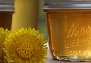 The Spring Honey Recipe with Dandelions. 