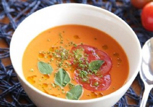 VERY Easy to Make:The Express Recipe for Gazpacho with Tomatoes and Peppers. 