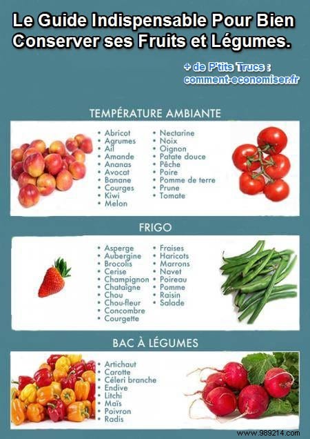 How to Store Your Fruits and Vegetables Properly? Discover the Practical Guide. 