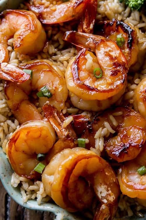 Easy and Ready in 20 min:The Delicious Recipe for Shrimps with Garlic and Honey. 