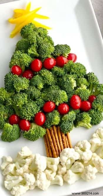 The Vegetable Tree:THE Christmas Aperitif Quick and Easy to Make. 