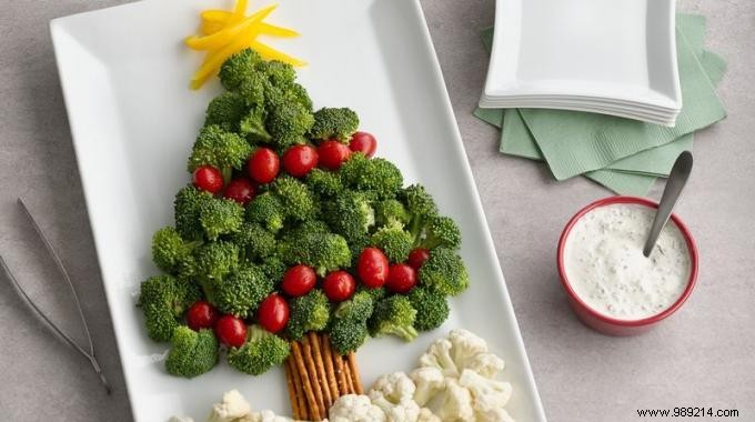 The Vegetable Tree:THE Christmas Aperitif Quick and Easy to Make. 