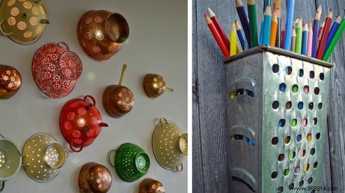 28 Original Ideas To Recycle Your Old Kitchen Objects. 