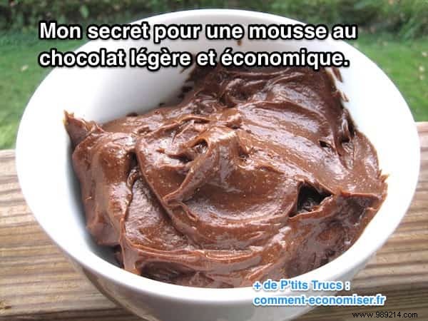 My Secret for a Light and Economical Chocolate Mousse 