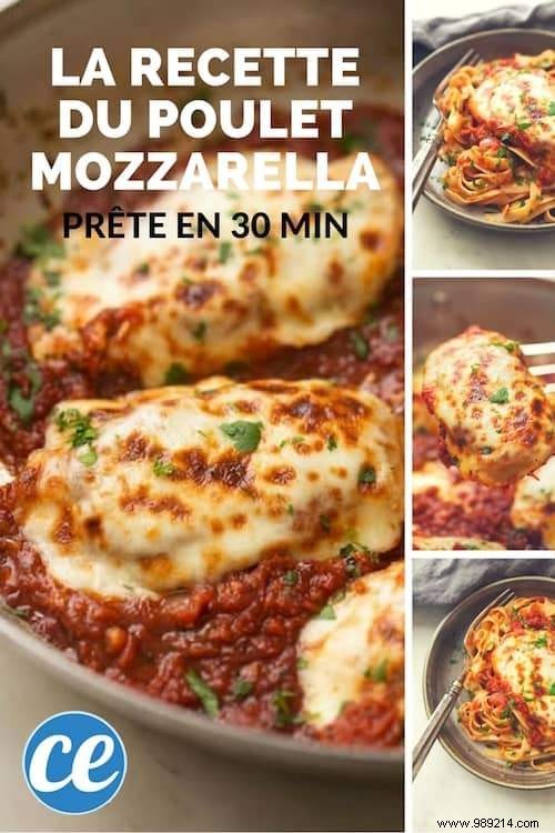 Quick, Easy and Too Good:The Recipe for Chicken Mozzarella in Tomato Sauce. 