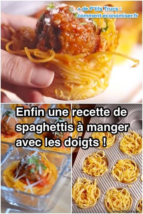 Finally a Recipe for Spaghetti with Meatballs That You Can Eat WITH YOUR FINGERS! 