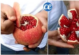 The Video Trick To Peel A Pomegranate In 30 Seconds (Without Putting It Everywhere). 