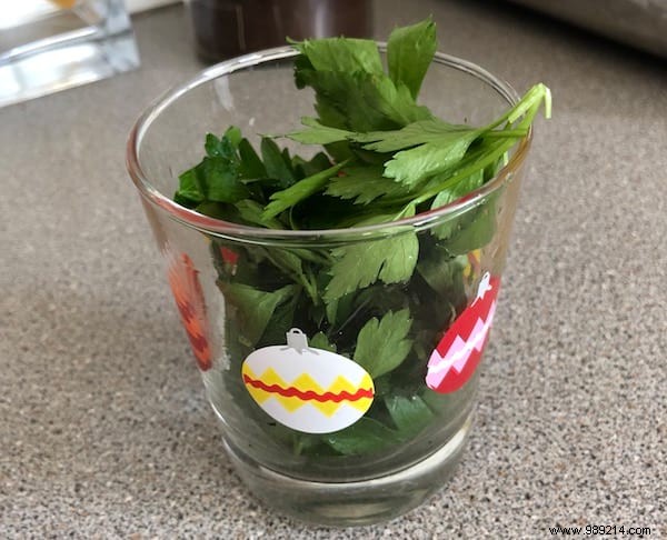 Parsley, Basil, Coriander... THE Trick To Mince Fresh Herbs In 2 Seconds. 