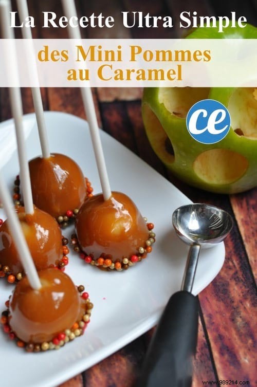 The Ultra Simple Recipe for Mini Caramel Apples. mmm too good! 