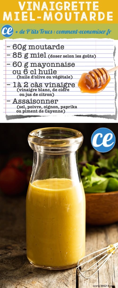 4 Delicious Homemade Vinaigrette Recipes (Easy And Ready In 2 Minutes). 