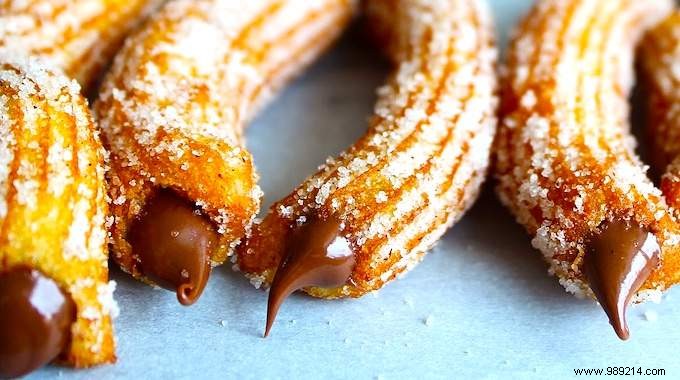 Quick and Easy:The Gourmet Recipe for Homemade Churros with Nutella. 