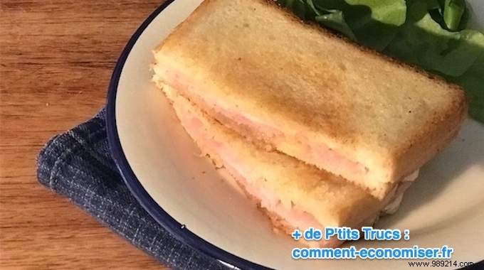 Quick And Super Easy To Make:The Delicious CROQUE-MONSIEUR Recipe. 